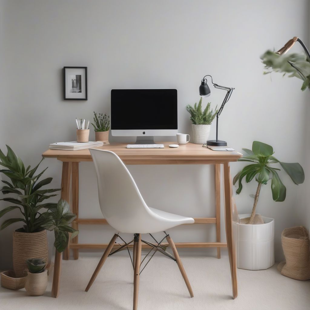 Organized Home Office Desk